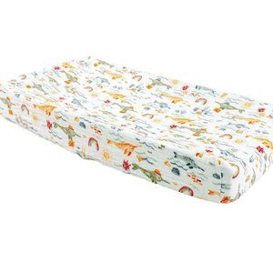 Bebe au Lait Narwhal Print Changing Pad Cover New in Box